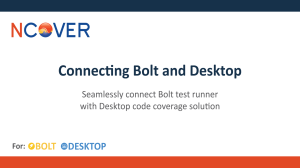 Video Tutorial on Connecting NCover Bolt and NCover Desktop